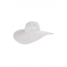 August Hat White Metallic Round Kentucky Derby Hat OS  MSRP: $40 766288983526 eb-03391995